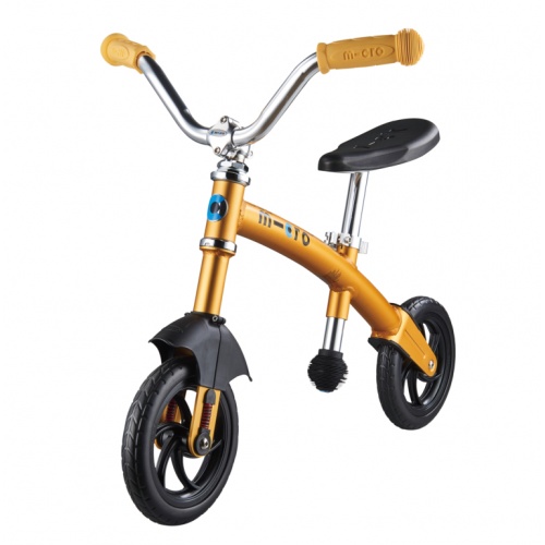 Беговел Micro G-bike Chopper Deluxe желтый